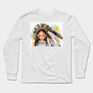 indian  girl Long Sleeve T-Shirt